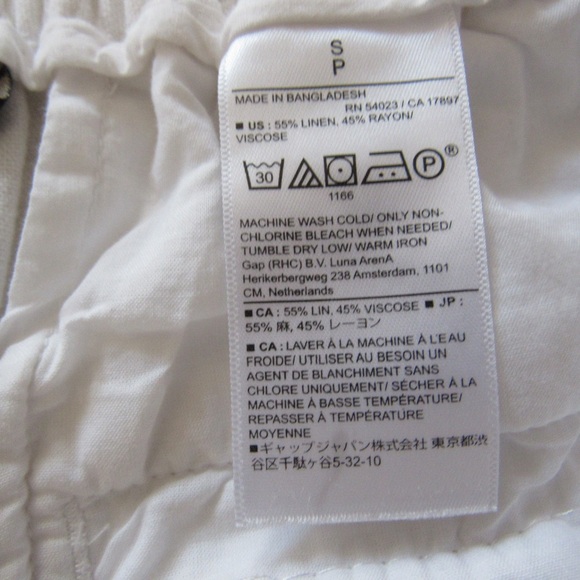 Banana Republic Factory Elegant White Wide-Leg Crop Pants - Picture 12 of 13